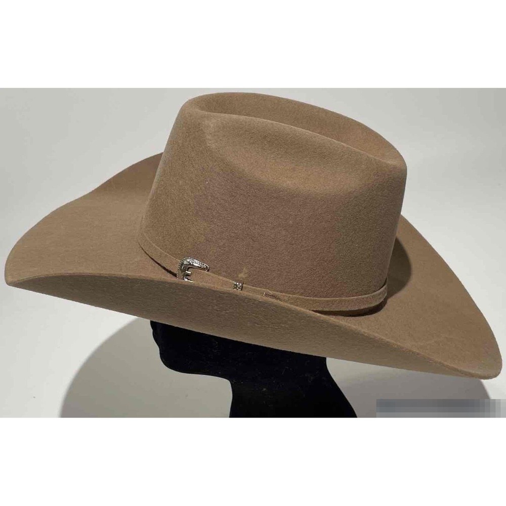 Resistol Pennington Pecan Brown Felt Cowboy Hat Cody Johnson RWPN TN-CJ40P5AL - Picture 4 of 7